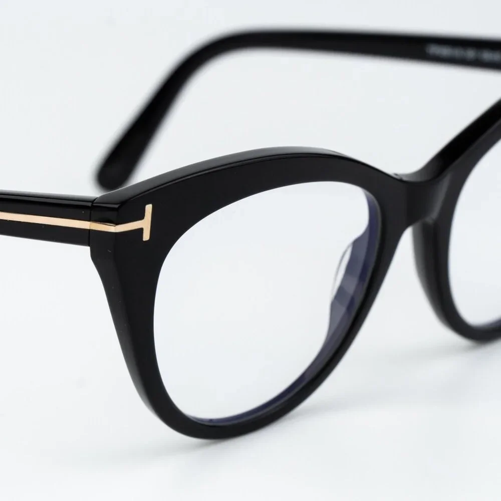 Tom Ford Women Eyeglasses Black Cat Eye FT6091-B 001 NEW AUTHENTIC